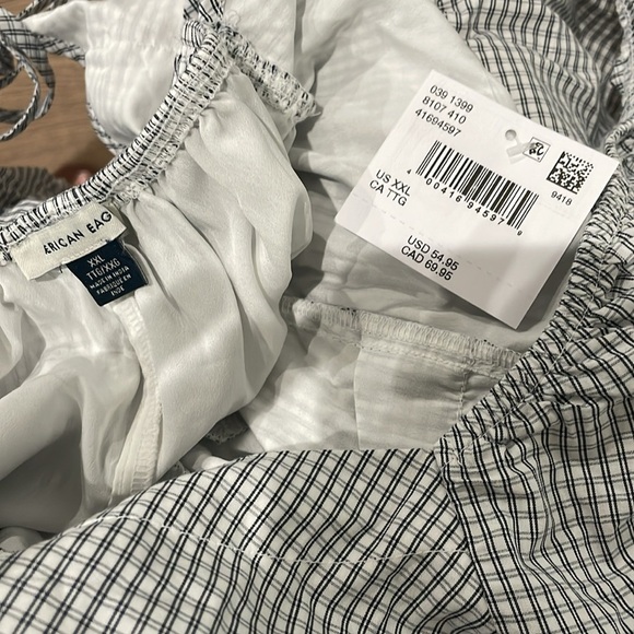 American Eagle Puff Sleeve Tiered Babydoll Mini Dress Size XXL NWT - Picture 11 of 12